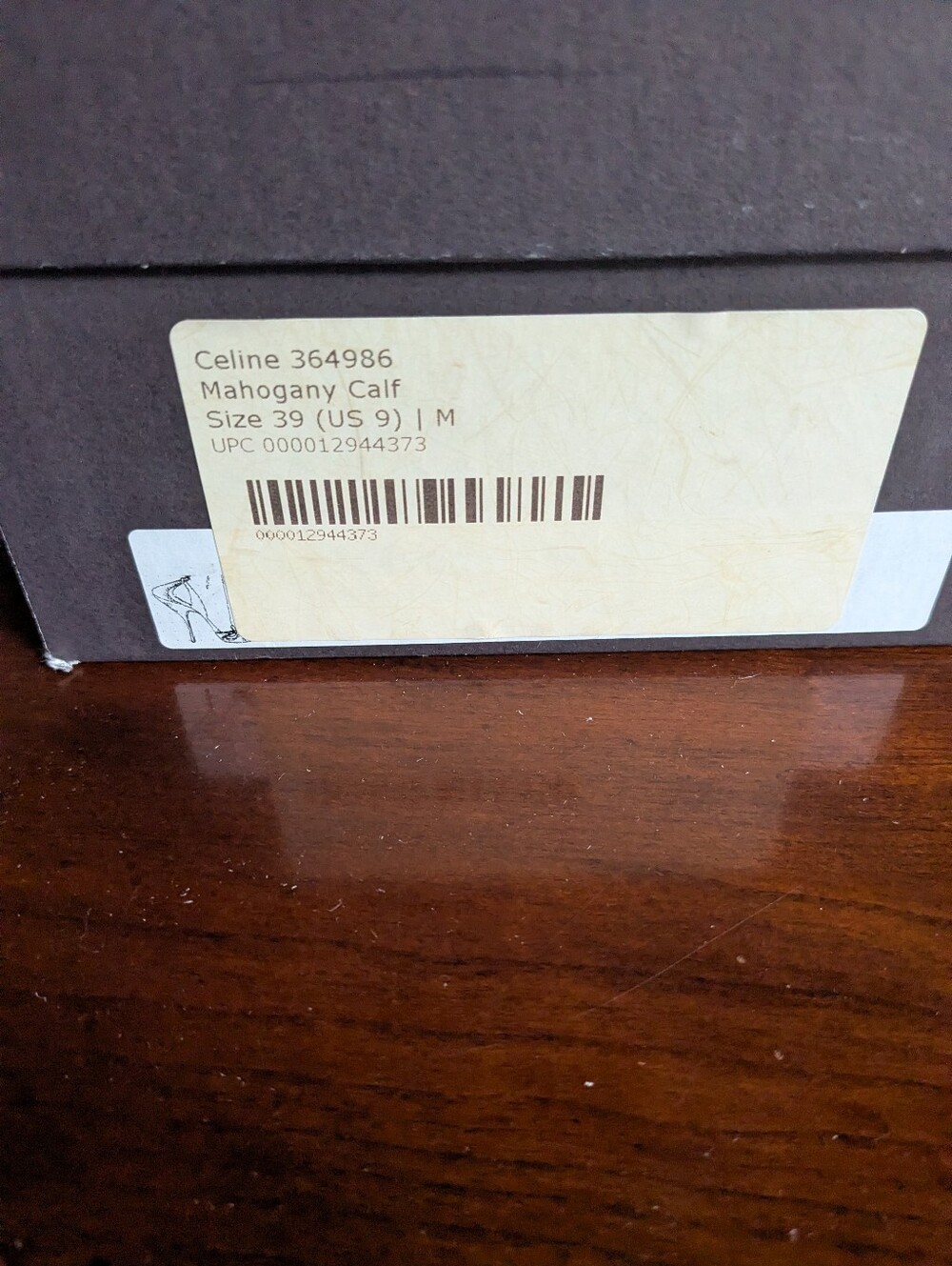 Celine Brown Peep-Toe Heels - Picture 2 of 13